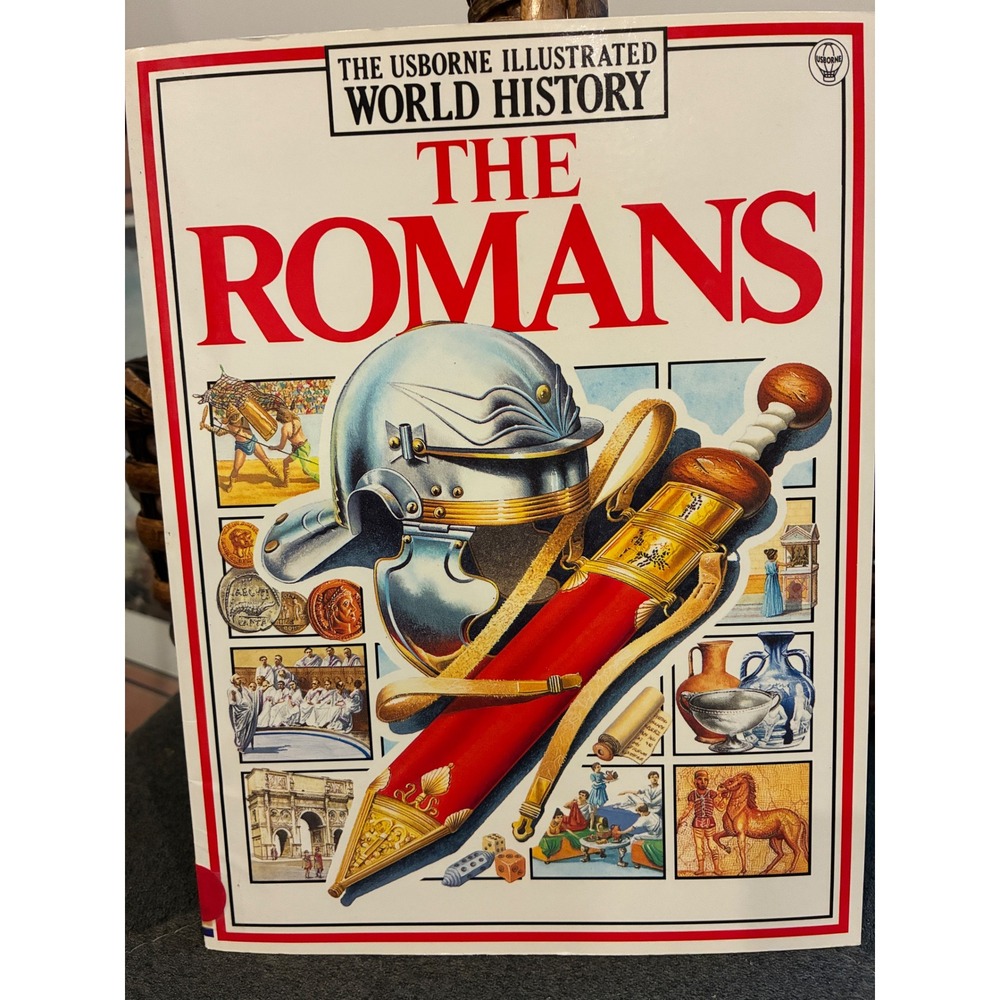 The Romans Usborne Illustrated World History 1990 Marks Tingay Ancient Rome